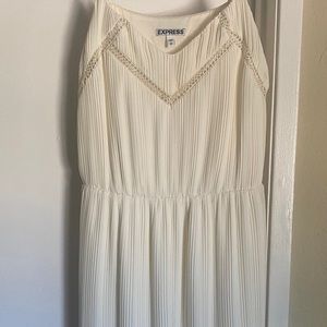 Express tank dress w/ front detail